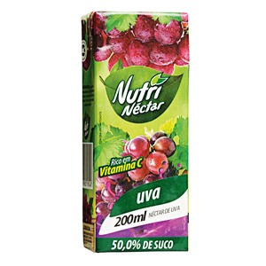 Suco pronto de uva Nutri Néctar 200ml.