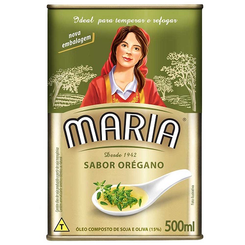 Óleo composto sabor orégano Maria 500ml