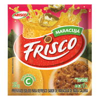 Refresco em pó Frisco maracujá 30g.