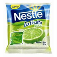 Refresco em pó la Frutta limão Nestlé 35g.