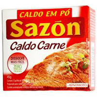 Caldo em pó carne Sazon 37g