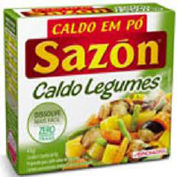 Caldo em pó legumes  Sazon 37g