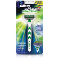 Aparelho de barbear Sensitve Mach 3 Gillette 