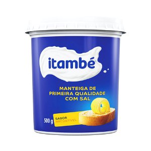 Manteiga com sal Itambé 500g