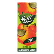 Suco pronto de caju Nutri Néctar 200ml.