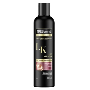 Shampoo liso keratina Tresemmé 400ml.