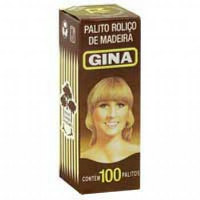 Palito de dente madeira Gina 100x1