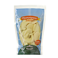 Cogumelo champignon fatiado Campo Belo sachê 100g.