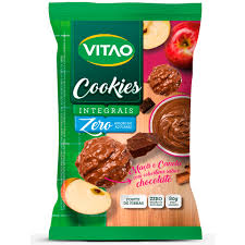 Cookies zero maçã c/ cobertura de chocolate Vitao 150g