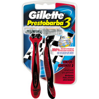 Aparelho de Barbear Prestobarba 3 Fast Shave Masculino Gillette 2x1