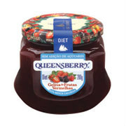 Geléia frutas vermelhas diet Queensberry 320g.