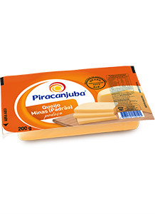 Queijo minas padrão pedaço Piracanjuba 200g 