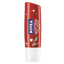 Protetor labial fruity shine sabor morango Nivea 4,8g