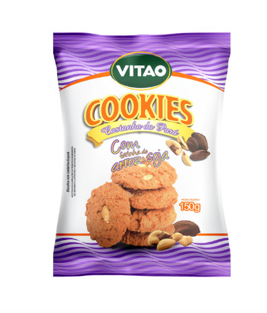 Cookies cacau com farinha de soja e arroz Vitao 150g