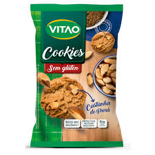 Cookies castanha do Pará c/ farinha de soja e arroz Vitao 150g