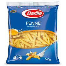 Massa penne Barilla pacote 500g.