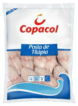 Posta de tilápia congelada Copacol 1kg