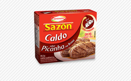 Caldo em pó picanha Sazon 37g