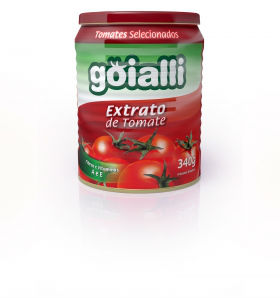 Extrato de tomate lata Goialli 340g