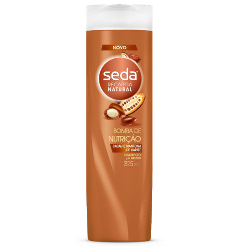 Shampoo Seda recarga natural bomba de nutrição 325ml