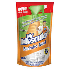 Limpador de banheiro refil sachê Mr. Músculo 400ml 