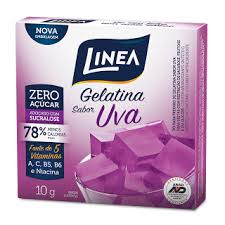 Gelatina de uva Linea 10g