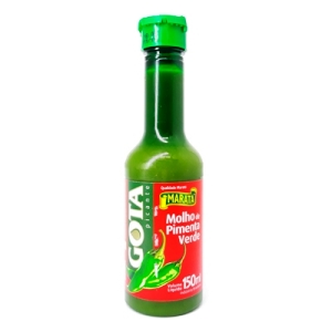 Molho de pimenta verde Gota Maratá 150ml.