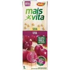 Bebida a base de soja sabor uva Mais Vita Yoki  1lt.