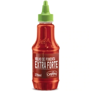 Molho de pimenta extra forte Cepêra 270ml