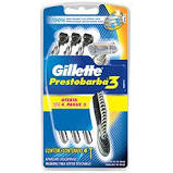 Aparelho de Barbear Prestobarba 3  Gillette 4 unidades