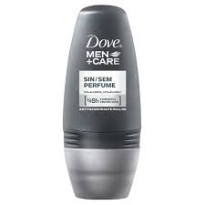 Desodorante roll on Dove men care sem perfume 50ml