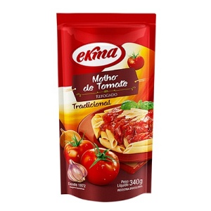 Molho de tomate  tradicional Ekma 340g