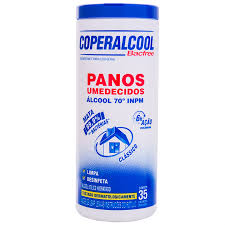 Panos umedecidos álcool 70° INPM Coperalcool 35x1 (esp)