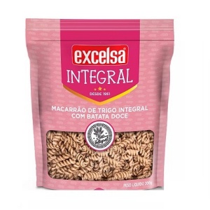 Massa integral parafuso com batata doce Excelsa 200g