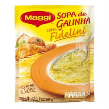 Sopa de galinha com Fideline Maggi 60g