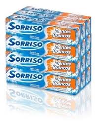 Creme dental Sorriso dentes brancos 90 gr ( pacote c/ 12 unid)