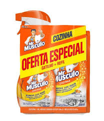 kit Mr Musculo 1 desengor c/ gat + refil sachê 400ml