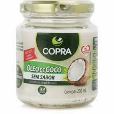 Óleo de coco sem sabor Copra 200ml