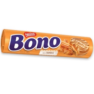 Biscoito recheado Bono churros Nestlé 126g.