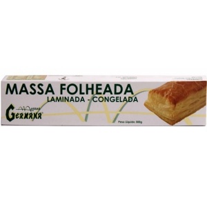 Massa folheada laminada congelada Germana 300g