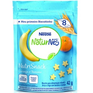 Biscoito Naturnes morango e banana Nestlé 42g