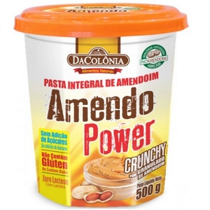 Pasta de amendoim Amendo Power Crunchy DaColonia 500g