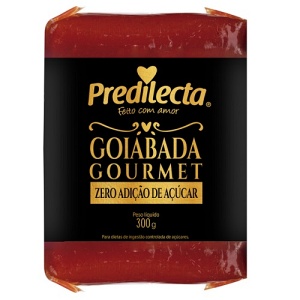 Goiabada Gourmet sem adição de açuçar Predilecta 300g.