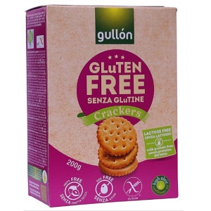 Biscoito cracker sem glúten sem lactose Gullon 200g