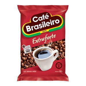 Café Brasileiro Extra forte almofada 500g.