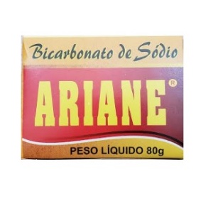 Bicarbonato de sódio Ariane 80g Bicarbonato de sódio Ariane 80g