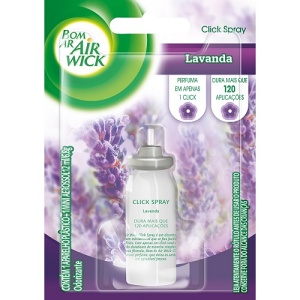 Bom Ar Click Lavanda Air Wick refil 6,8g.