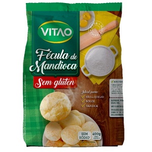 Fécula de mandioca sem gluten Vitao 400g
