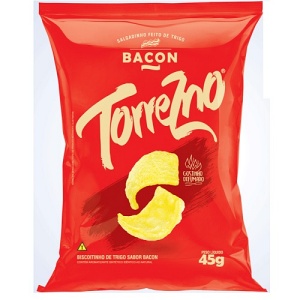 Salgadinho de trigo sabor bacon Torrezno 45g