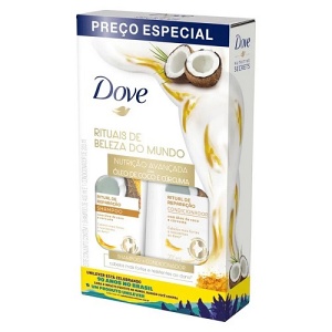 Kit shampoo e condicionador Ritual de Reparação Dove